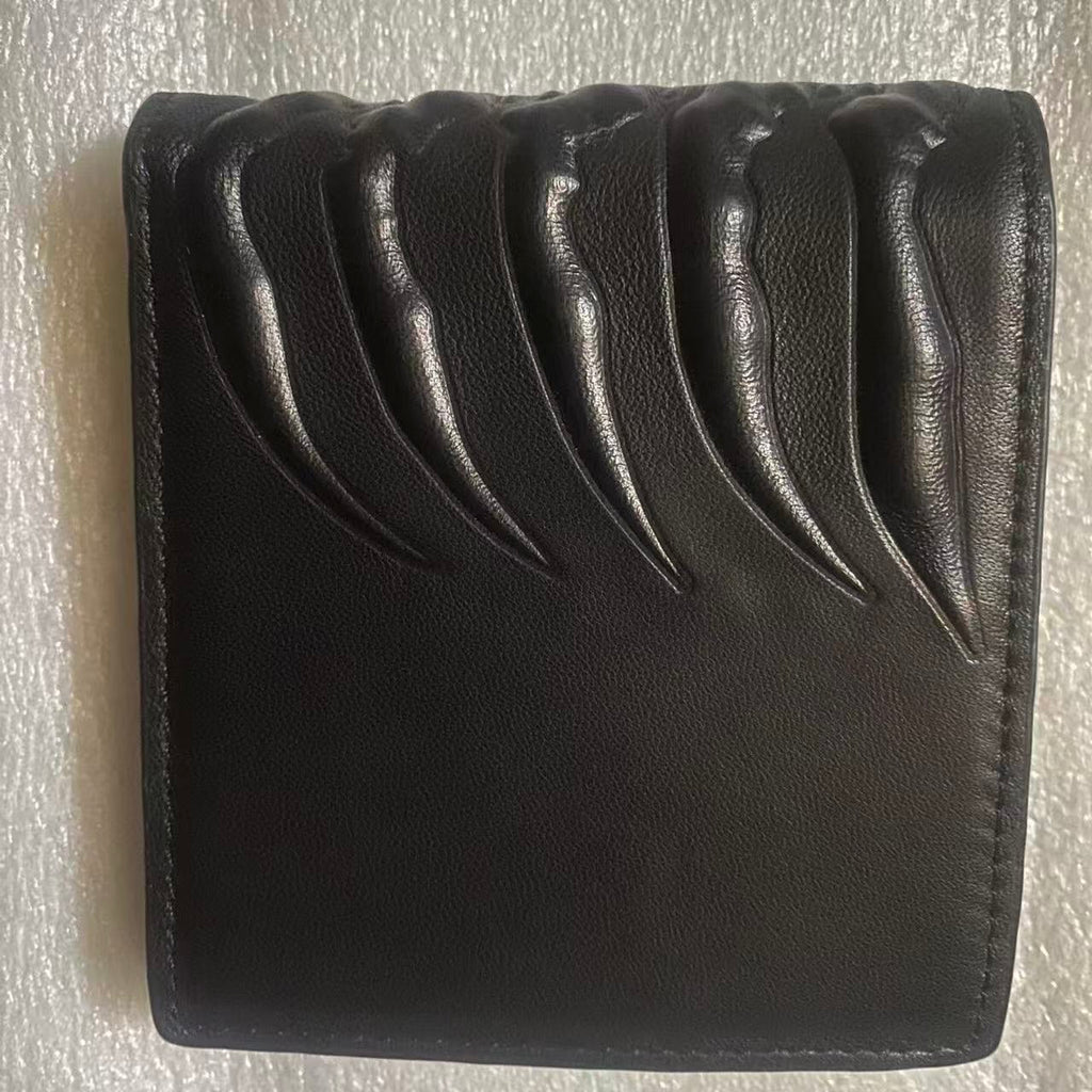 Alexander Mcqueen Rib Cage Bifold Wallet