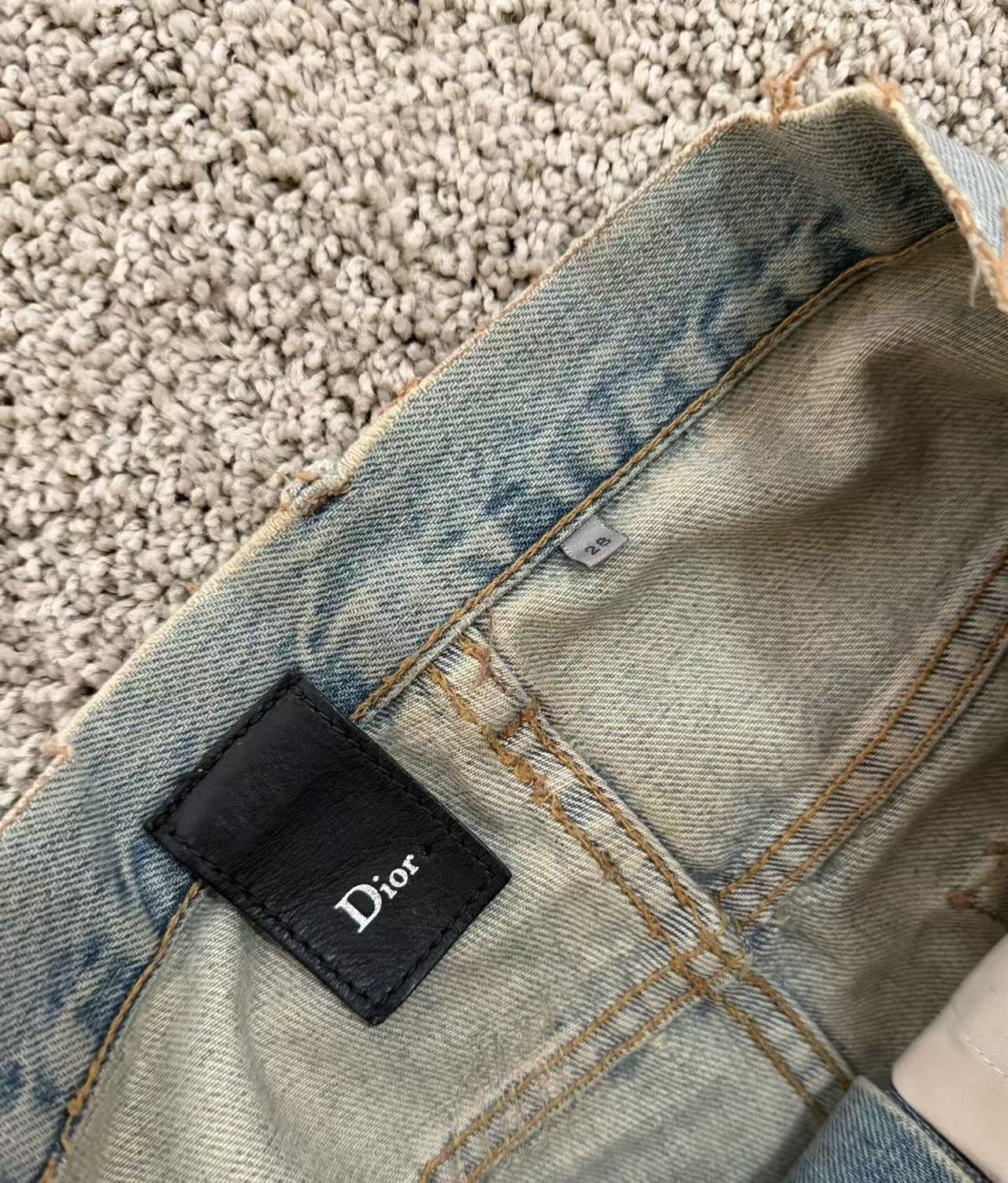 Dior Homme 06SS Crash Distressed Jeans