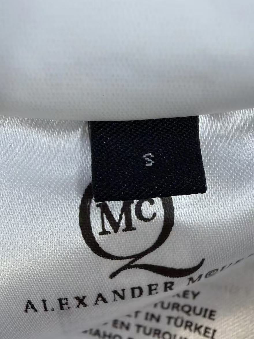 Alexander Mcqueen 15AW Orange Heart Marled Knit Sweater