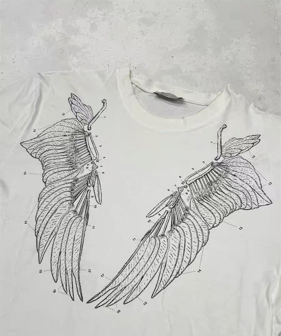 Dior Homme AW07 Skeleton Wings Tee