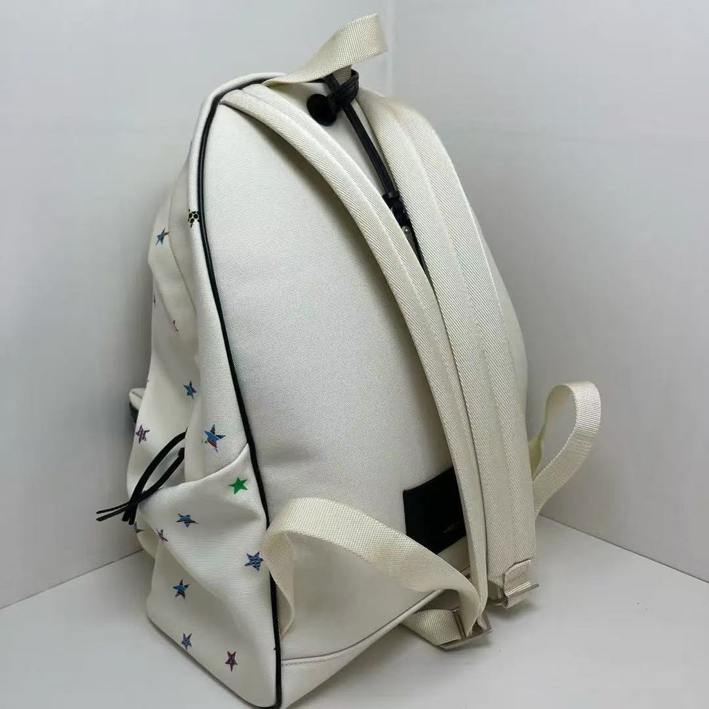 Saint Laurent Multicolor Star Print Backpack