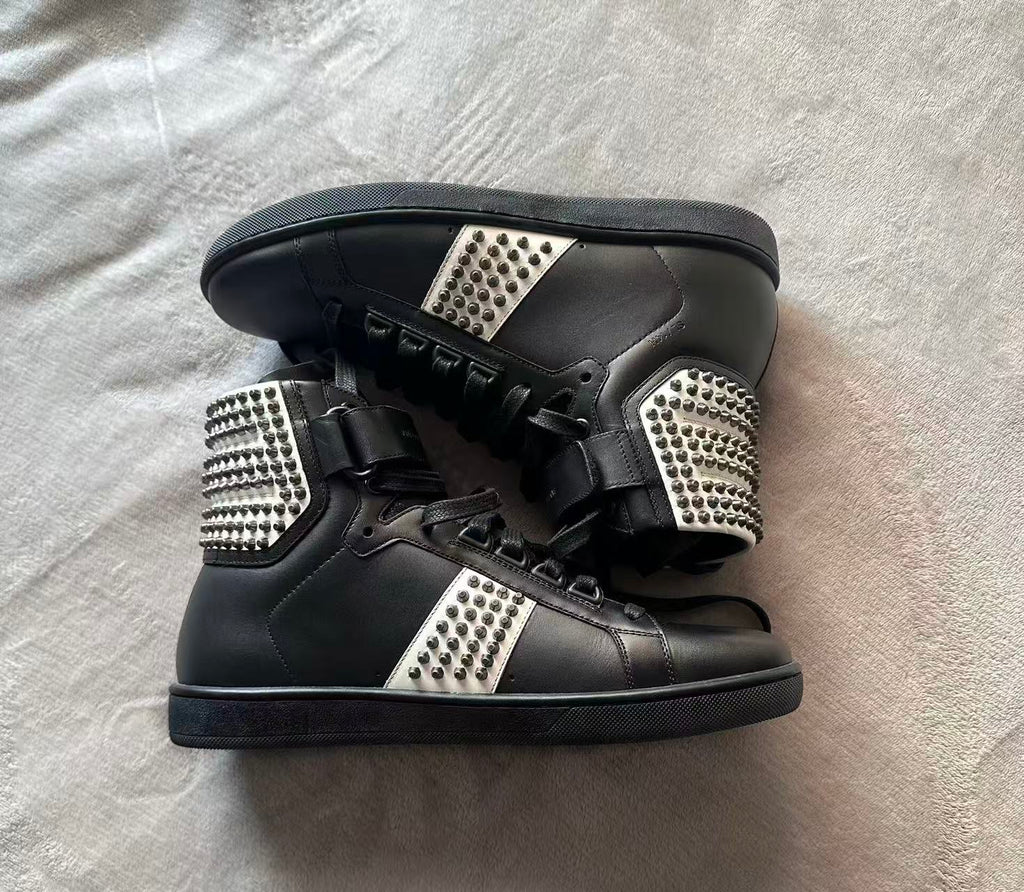 saint laurent 14aw high top sneakers