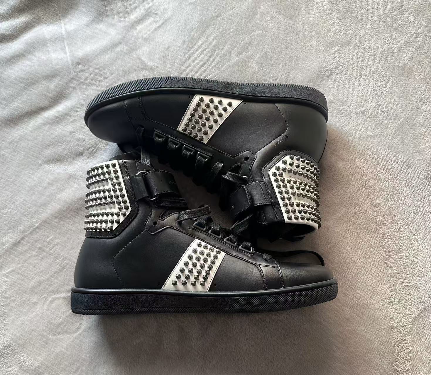 saint laurent 14aw high top sneakers