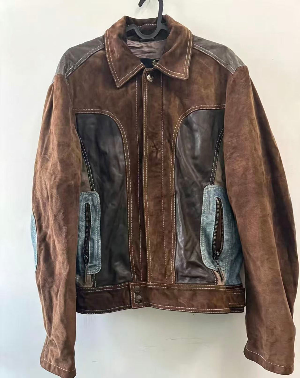 Just Cavalli 05AW Suede Biker Jacket