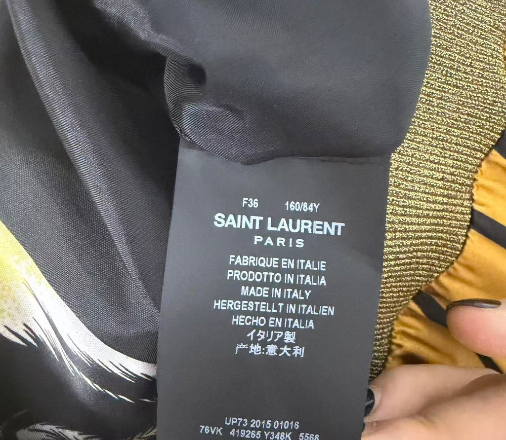 Saint Laurent 16ss Surf Sound Palm Tree Jacket