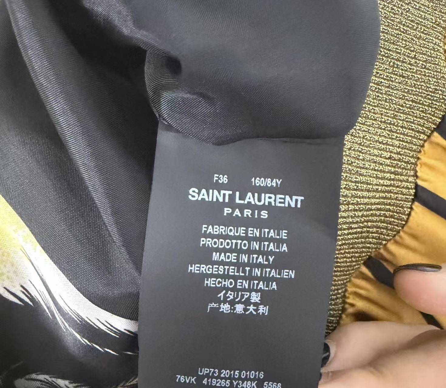 Saint Laurent 16ss Surf Sound Palm Tree Jacket