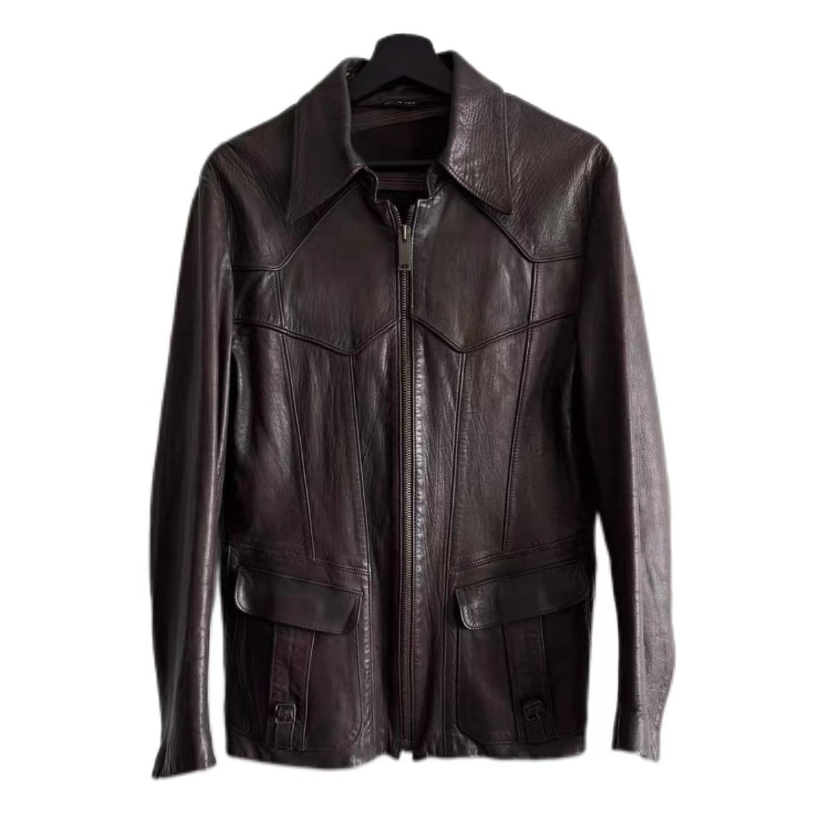 Gucci by Tom Ford 04SS Western Leather Blazer Jacket