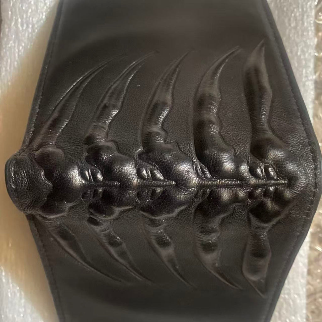 Alexander Mcqueen Rib Cage Bifold Wallet