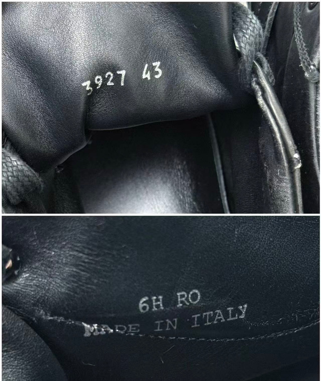 Dior Homme 06AW Buckle Strap High Top Sneakers
