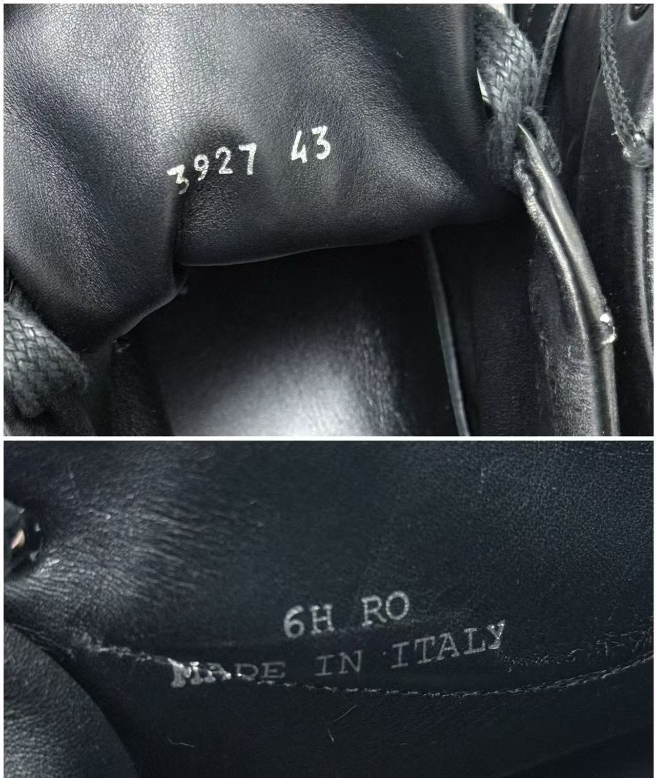 Dior Homme 06AW Buckle Strap High Top Sneakers
