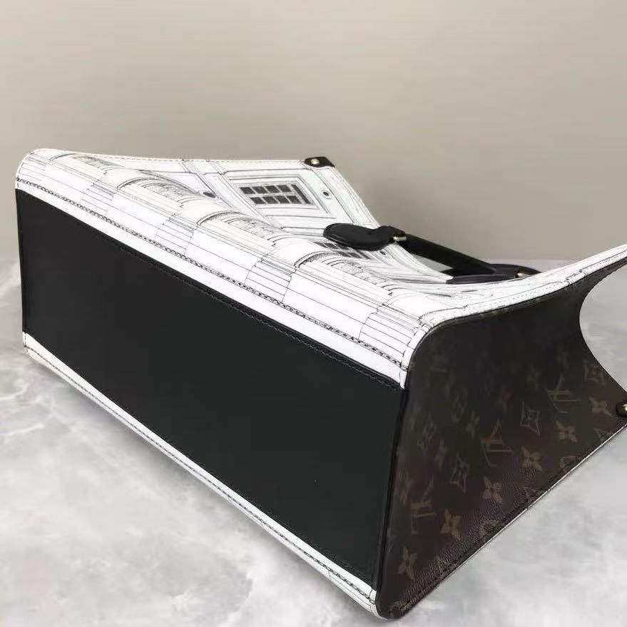 Louis Vuitton Fornasetti 2021 On‑The‑Go MM Tote Bag