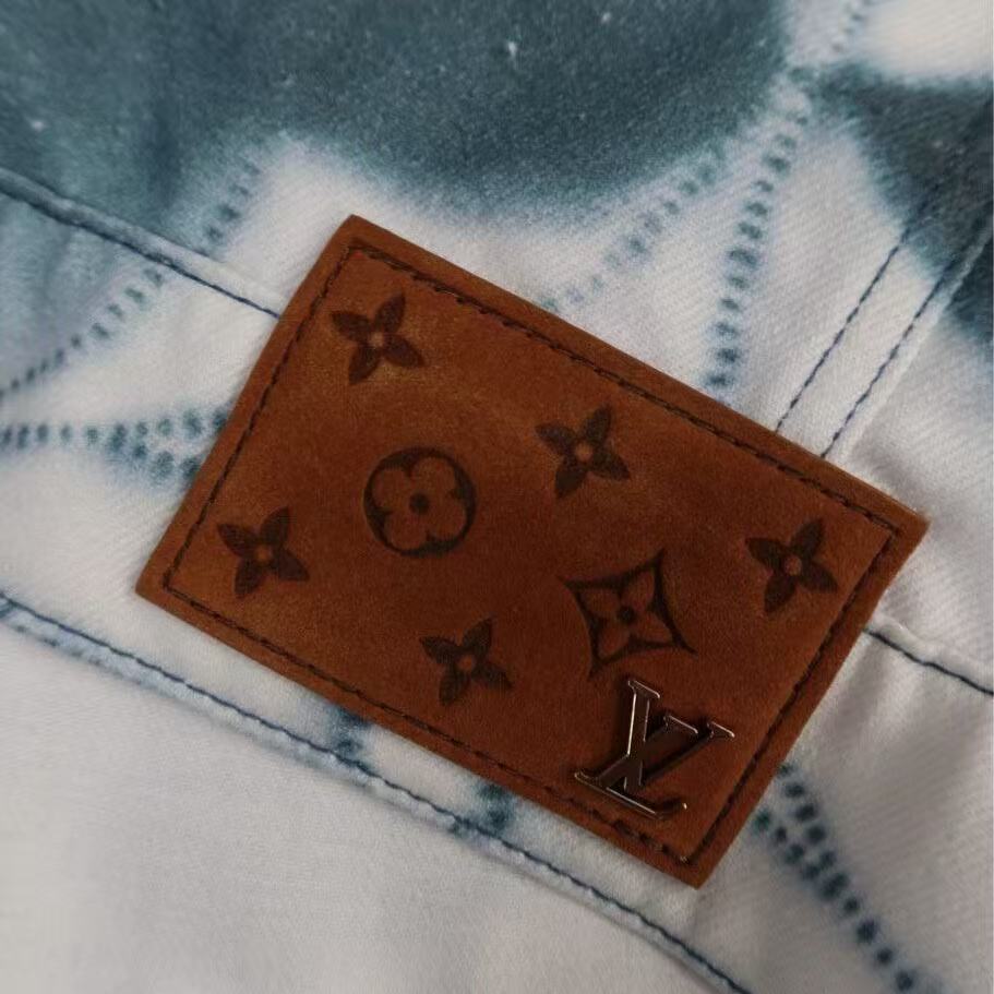 Louis Vuitton 23SS Monogram Shibori Printed Denim Jacket