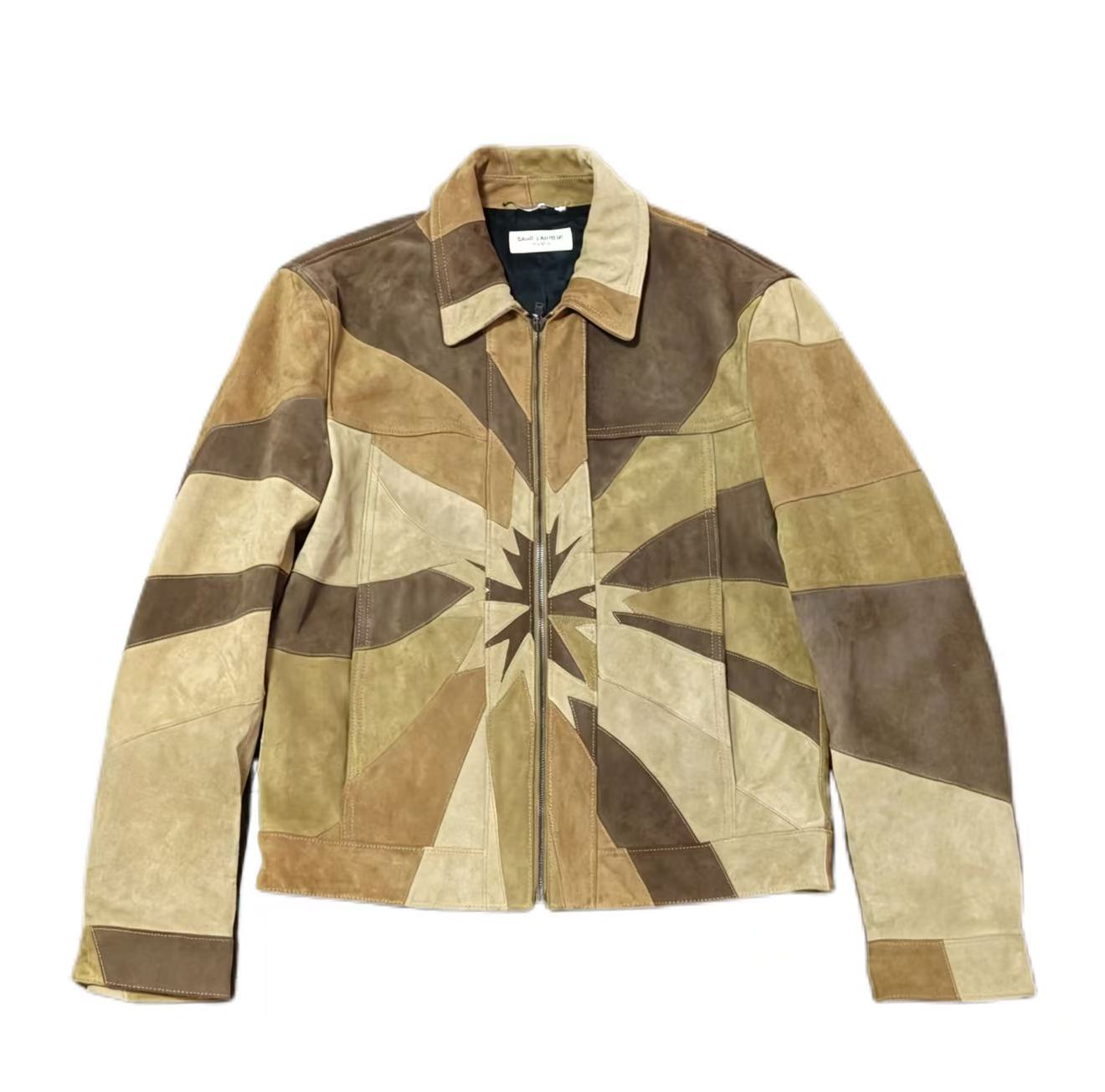 Saint Laurent 15SS Paneled Suede Jacket