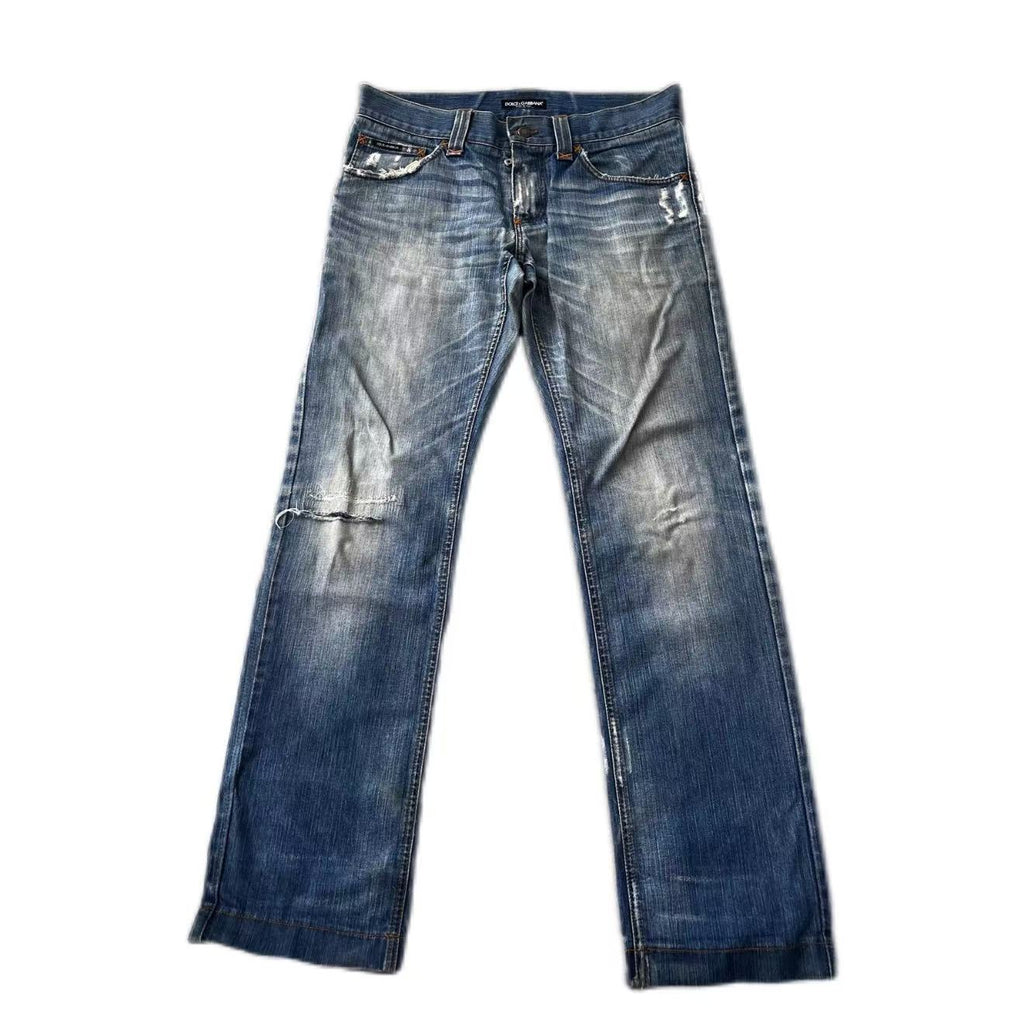 Dolce&Gabbana Blue Washed Denim Jeans