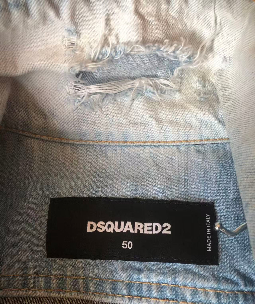 Dsquared2 Panelled Denim Jacket