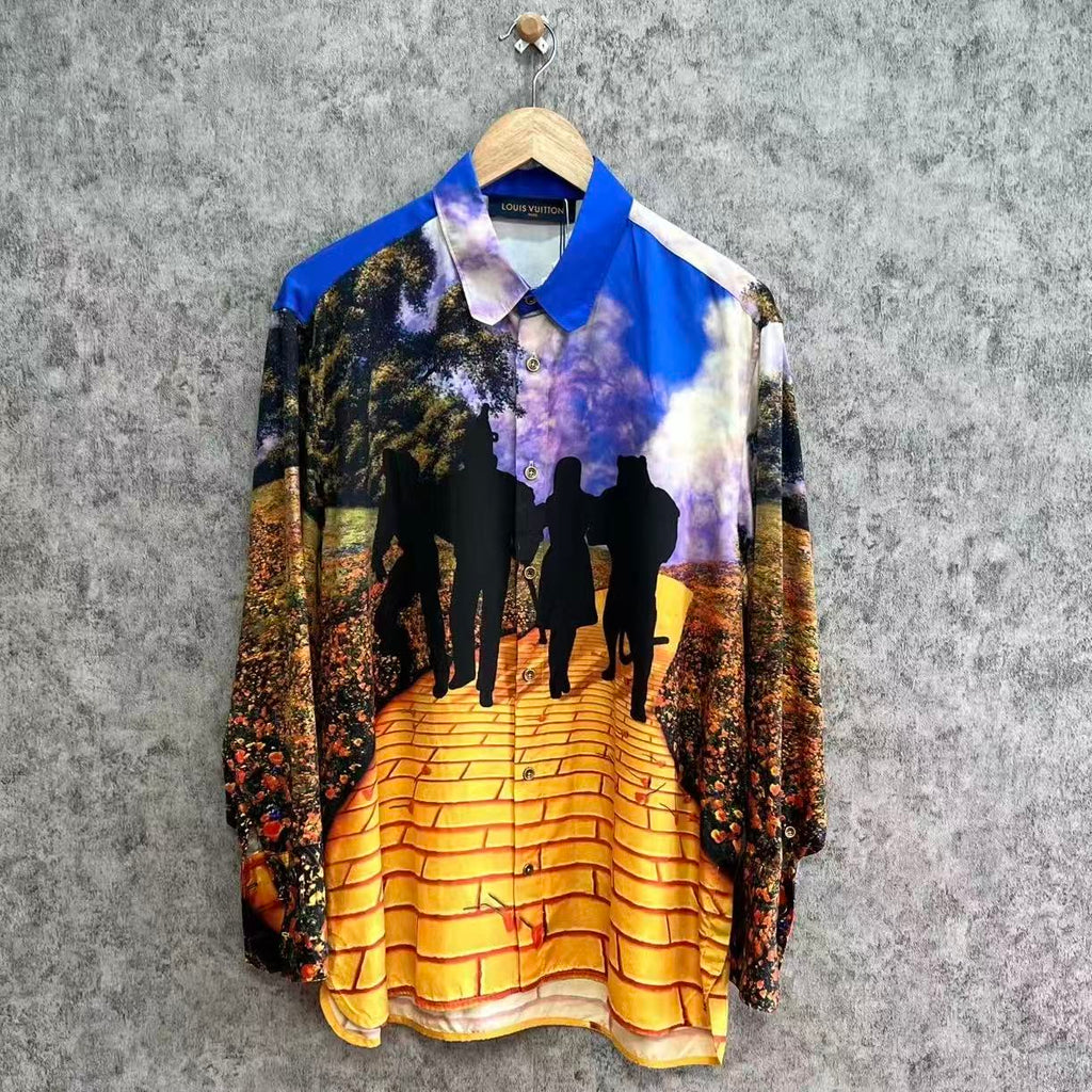 Louis Vuitton 2019SS By Virgil Abloh Wizard of OZ Brick Road Shirt