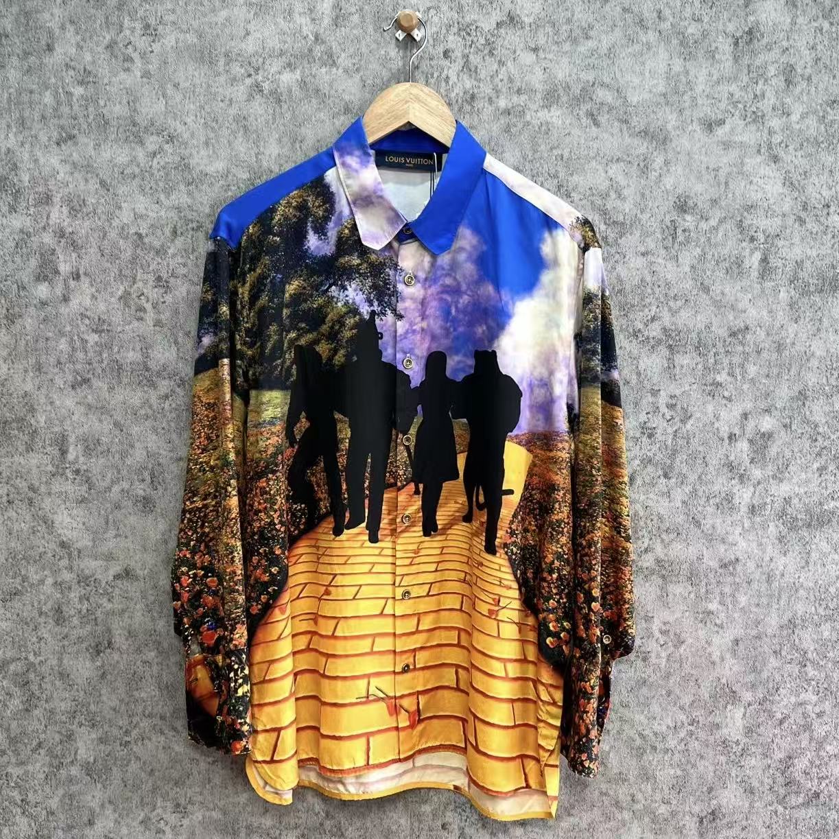 Louis Vuitton 2019SS By Virgil Abloh Wizard of OZ Brick Road Shirt