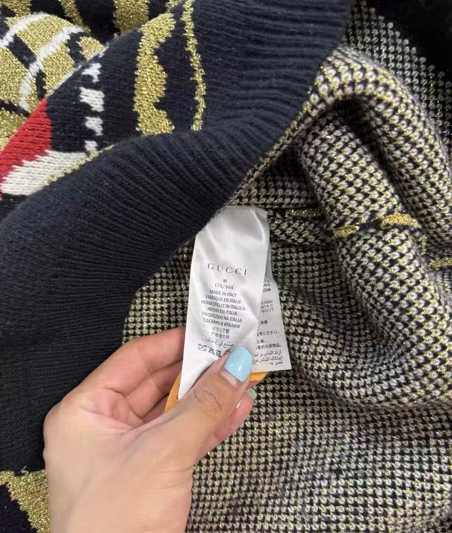 Gucci 19SS Tiger Jacquard Sweater