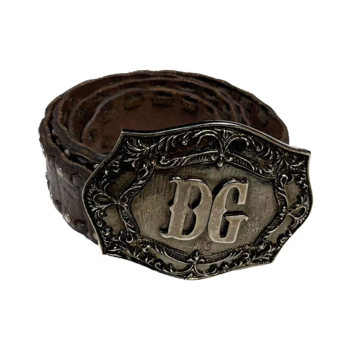 Dolce&Gabbana Antique DG Logo Belt