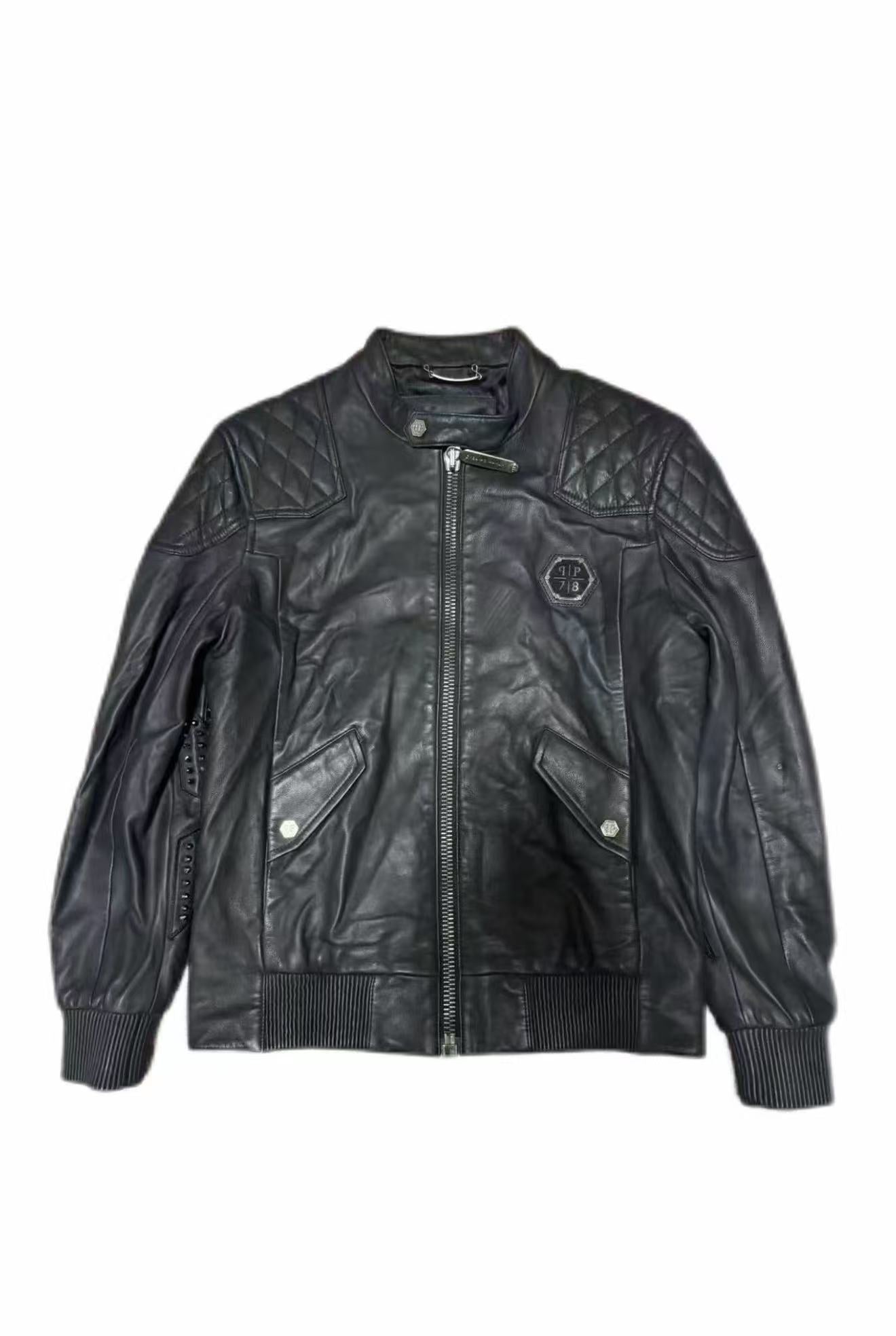 philipp plein leather jacket