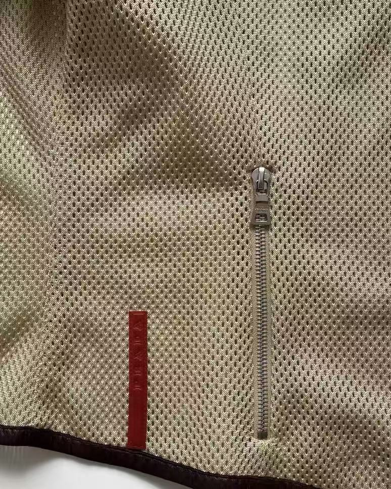 Prada Technical Mesh Moto Jacket