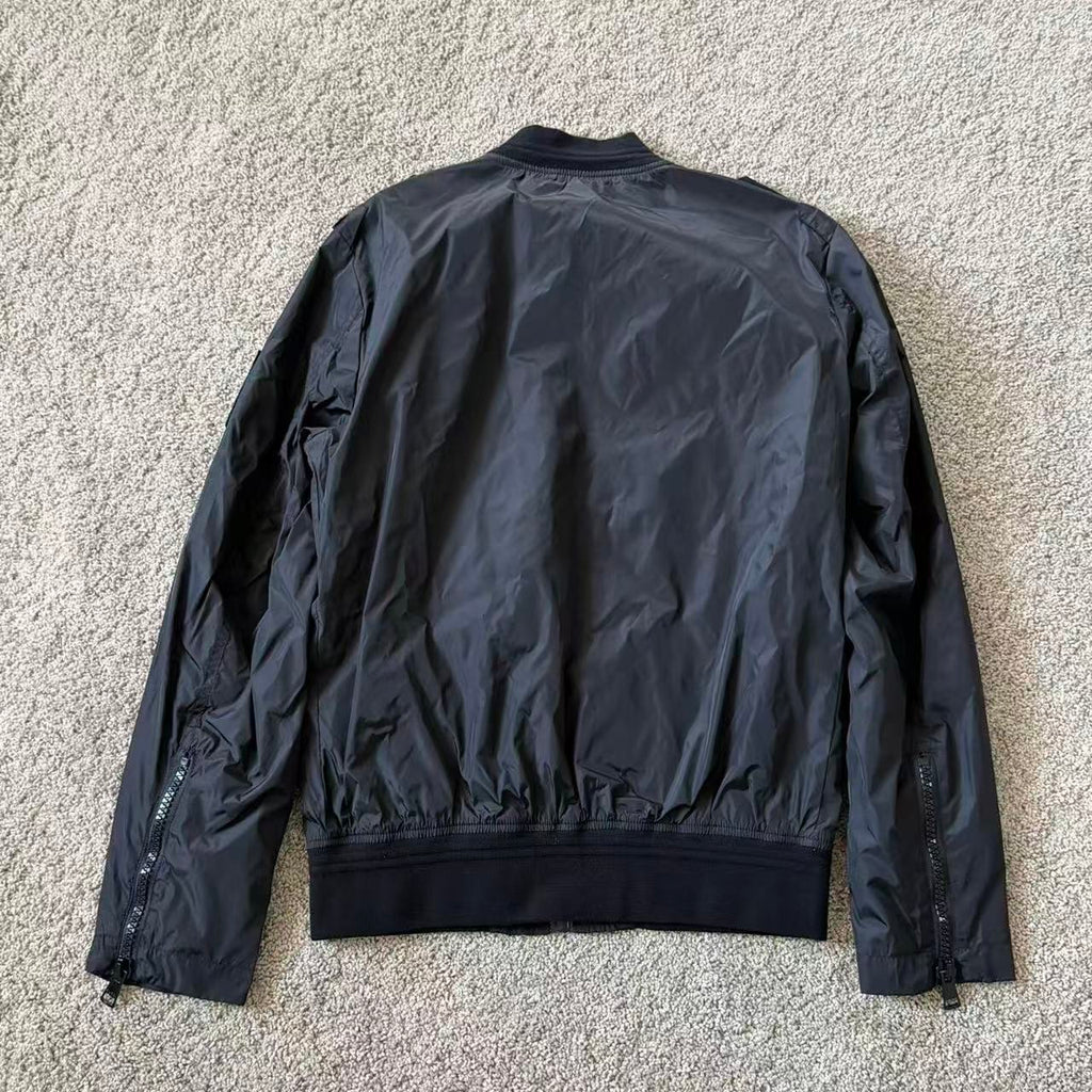 Gucci 2018 Military Web Stripe Navy Logo Jacket