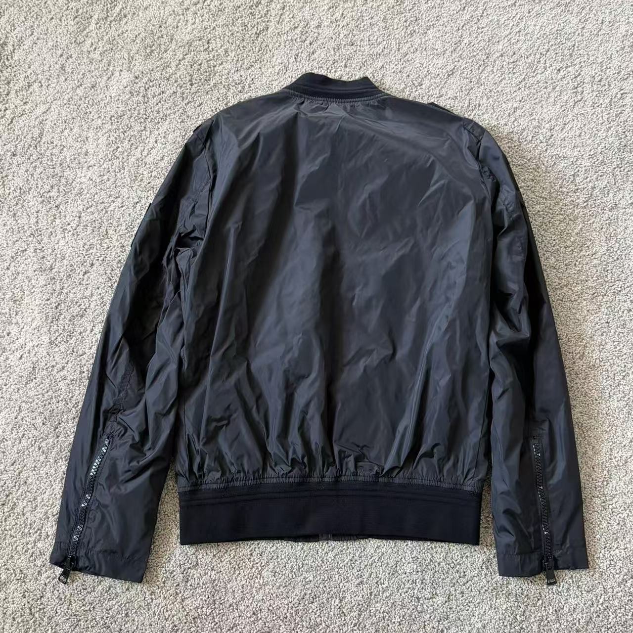 Gucci 2018 Military Web Stripe Navy Logo Jacket