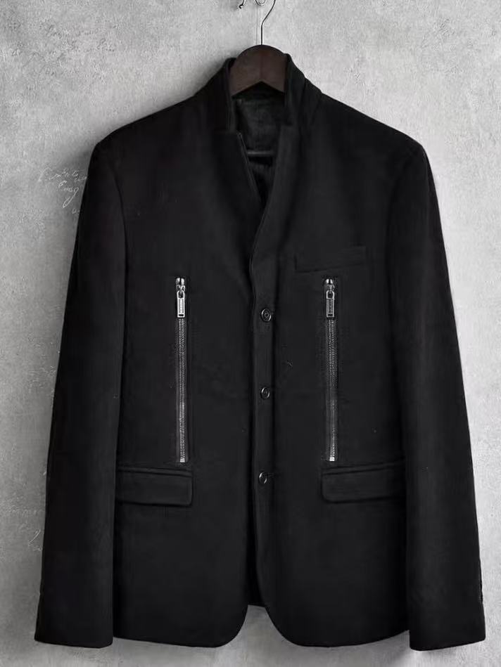 Dirk Bikkembergs 13AW Dual Zip Wool Blazer
