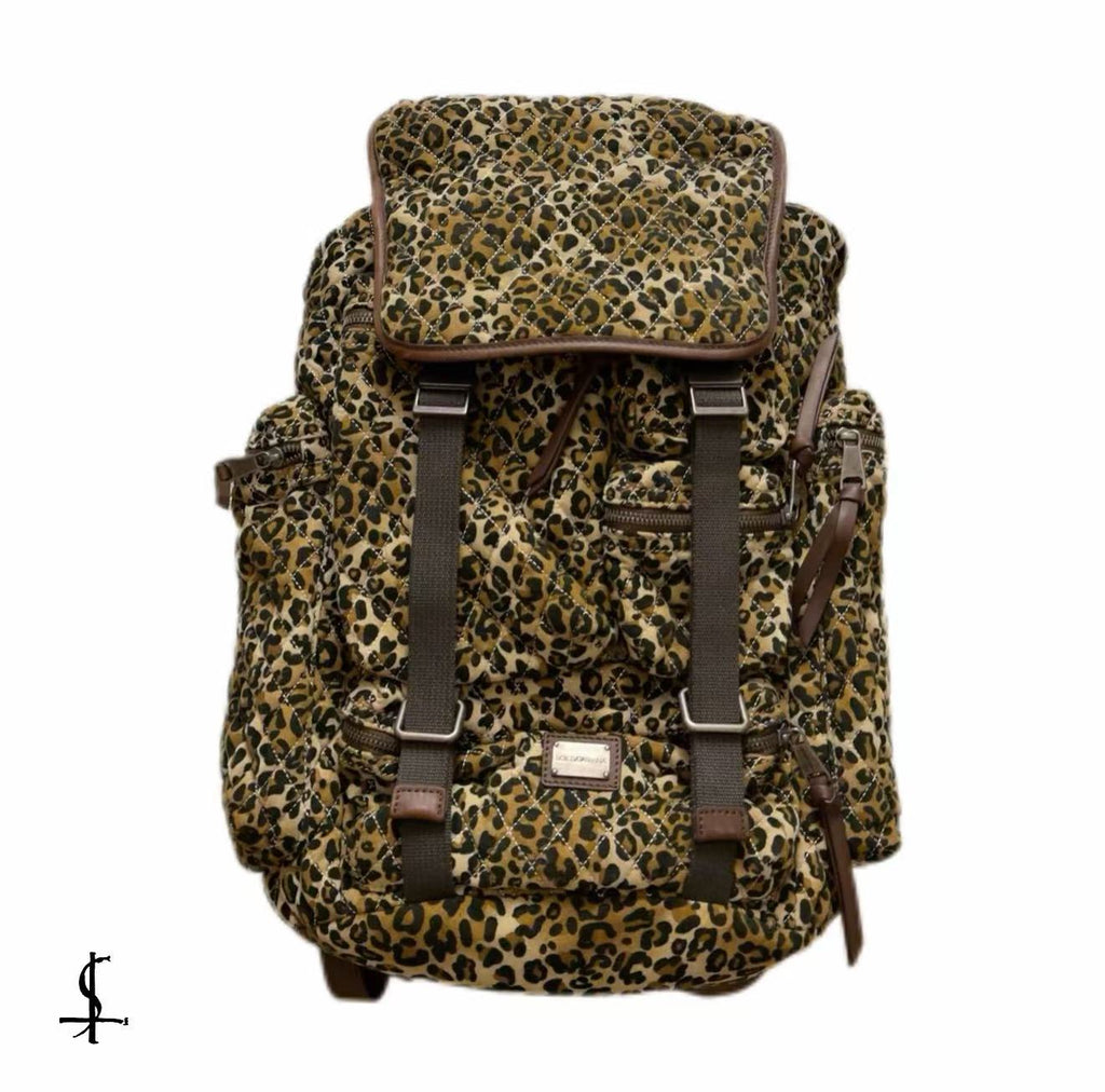 Dolce & Gabbana Vintage Leopard Backpack