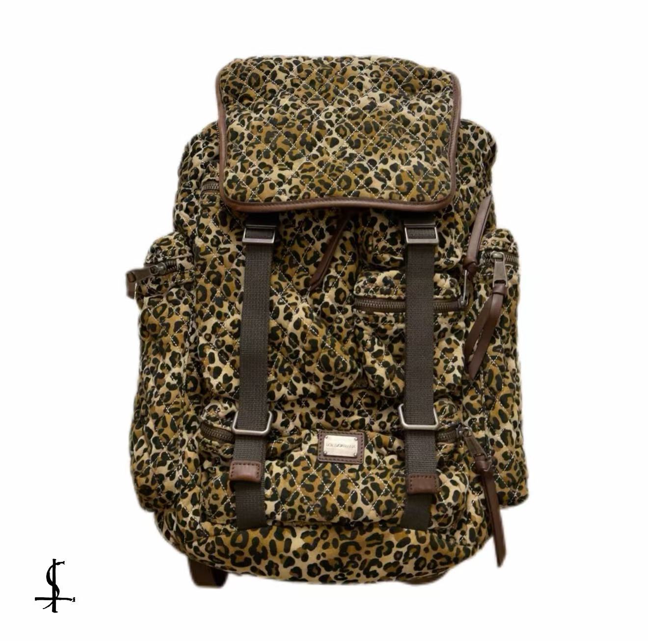 Dolce & Gabbana Vintage Leopard Backpack