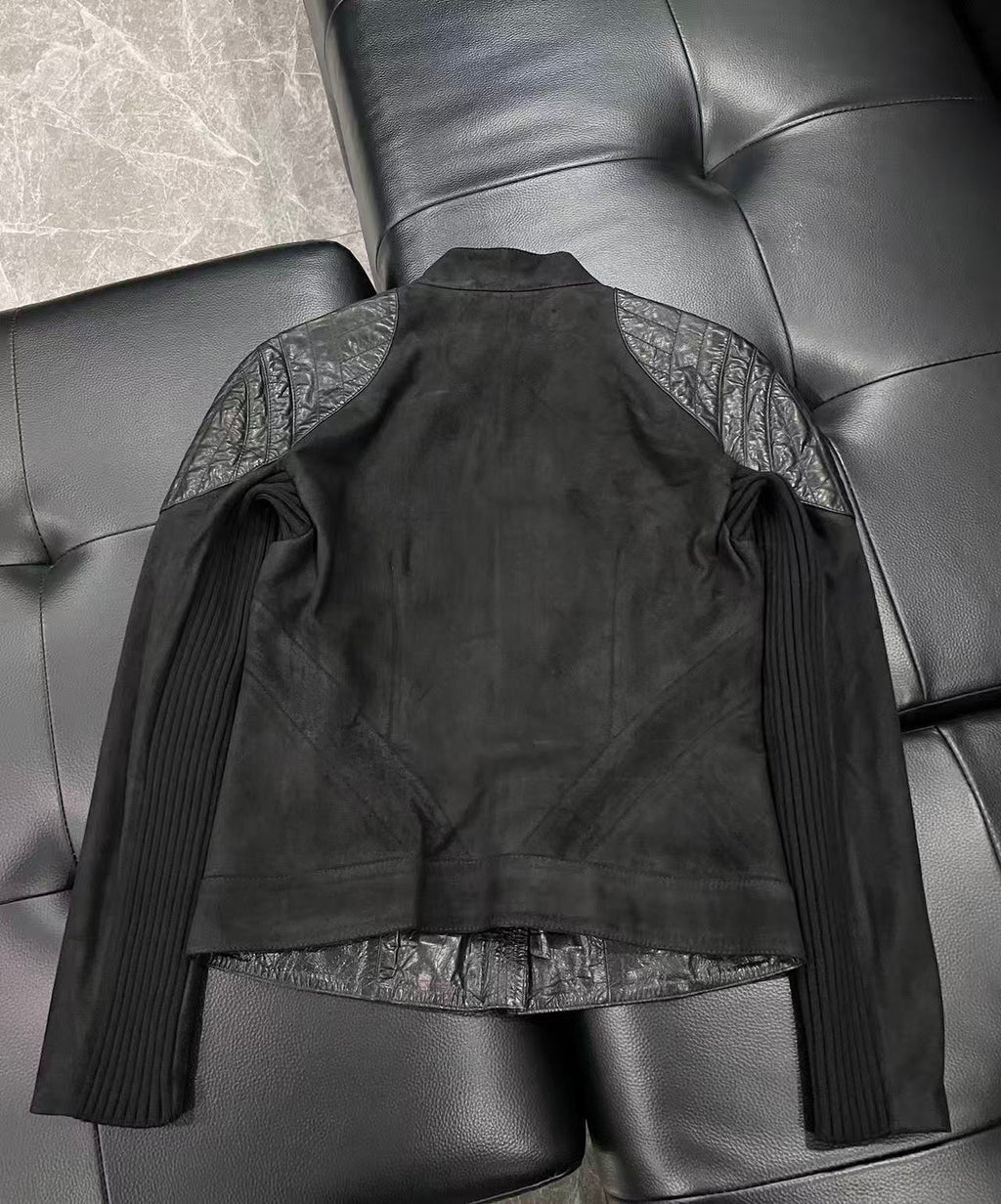 Gucci Tom Ford 00ss Cotton Leather Jacket