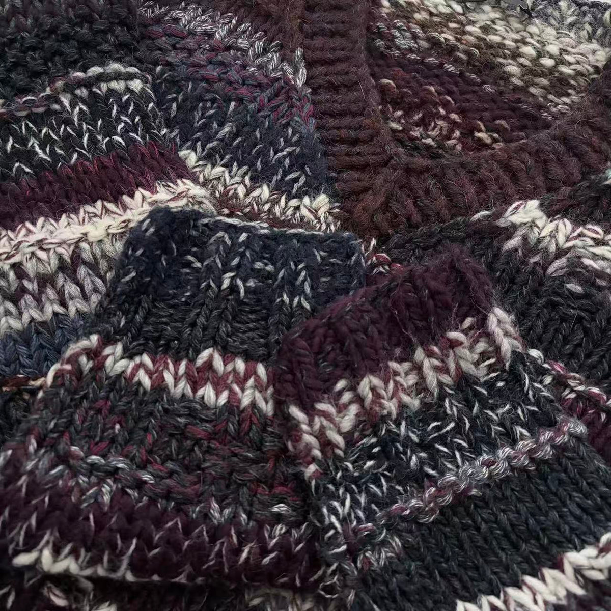 Dolce & Gabbana Multi-color Striped Wool Sweater