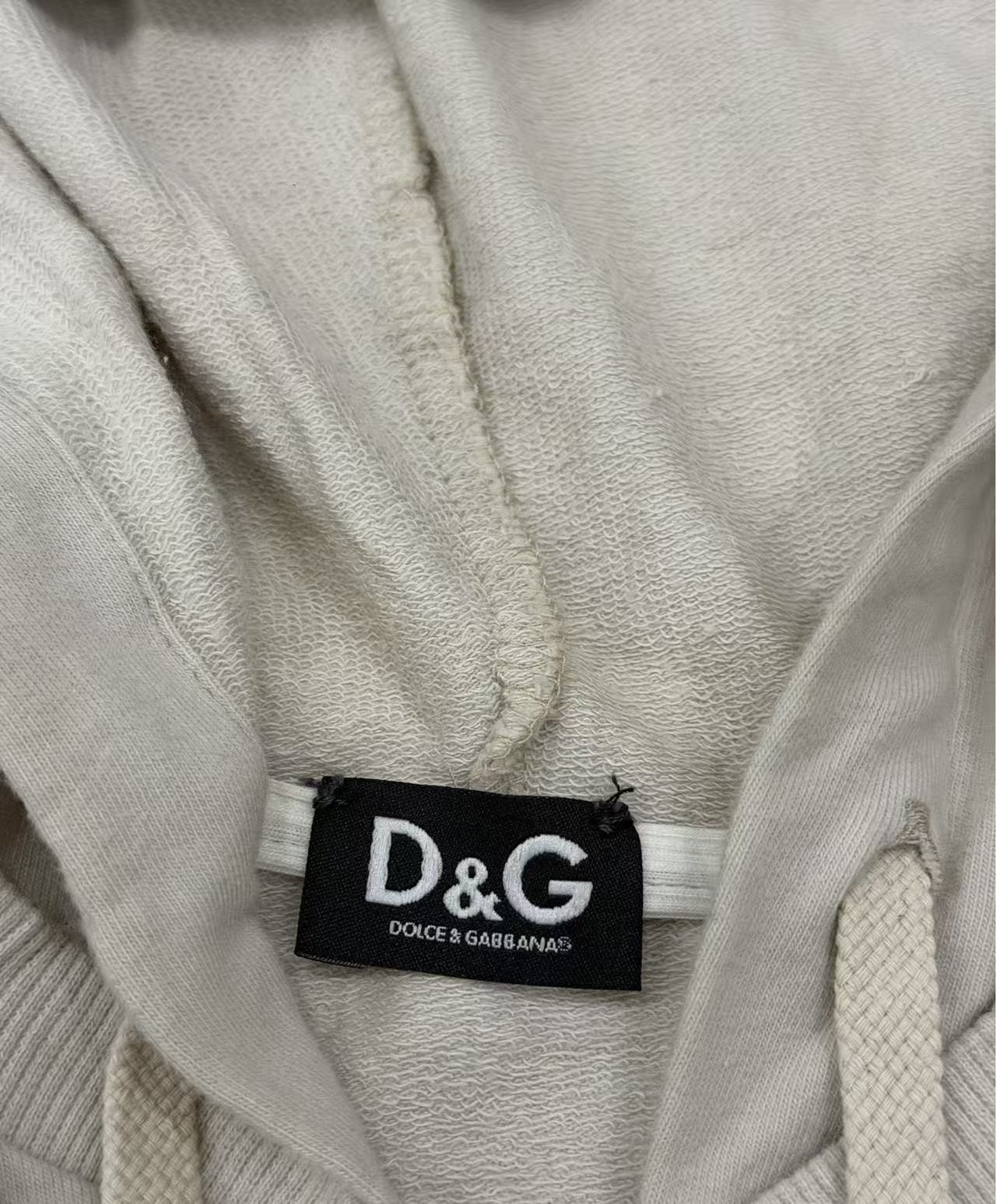 Dolce&Gabbana 10AW Fringe Zip Up Hoodie