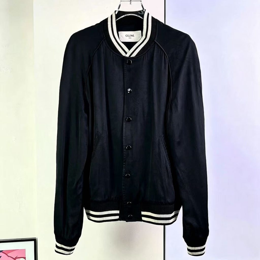 Celine 20SS Nostalgia Varsity Teddy Souvenir Jacket