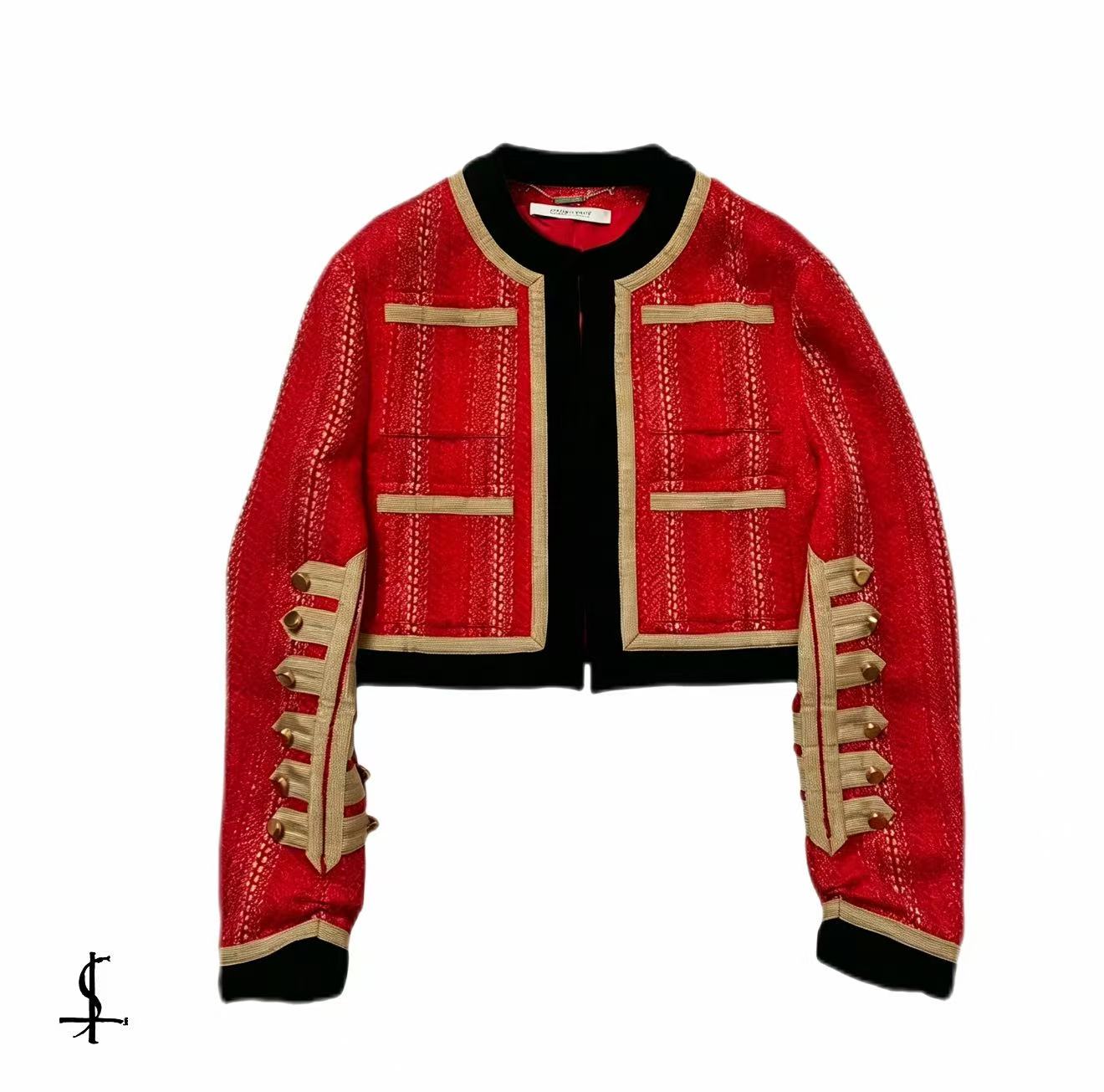 Givenchy 16AW Cropped Military Jacket