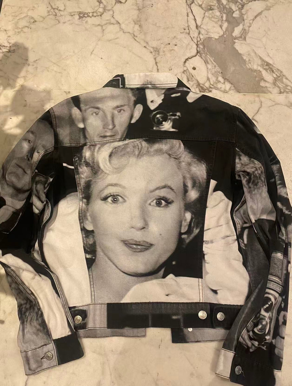 DRIES VAN NOTEN 2016SS Marilyn Monroe Photo Print Jacket