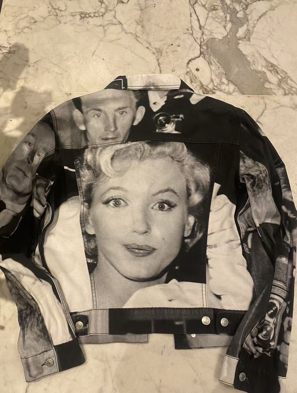 DRIES VAN NOTEN 2016SS Marilyn Monroe Photo Print Jacket