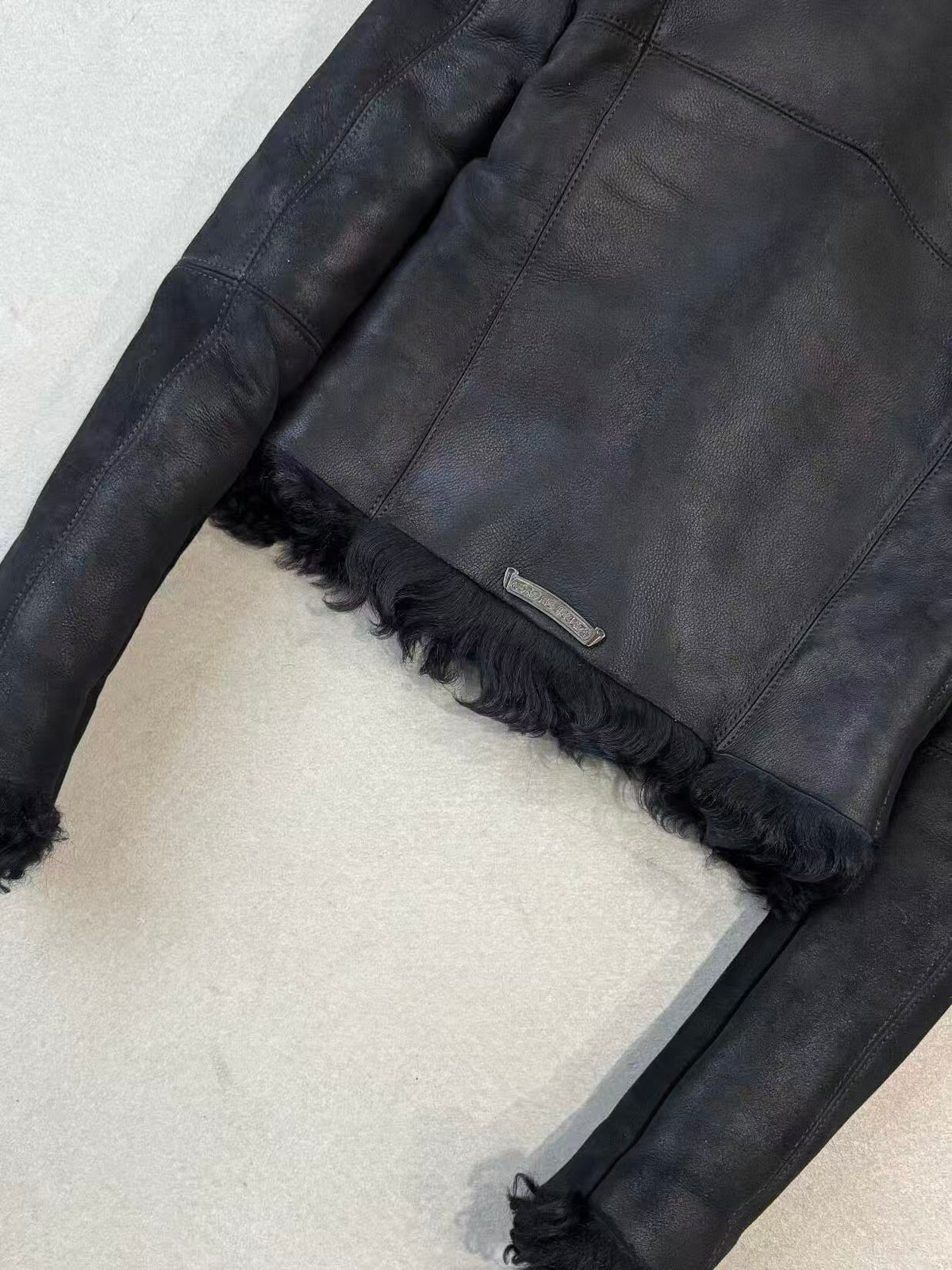 Chrome Hearts Dagger Mouton Shearling Jacket