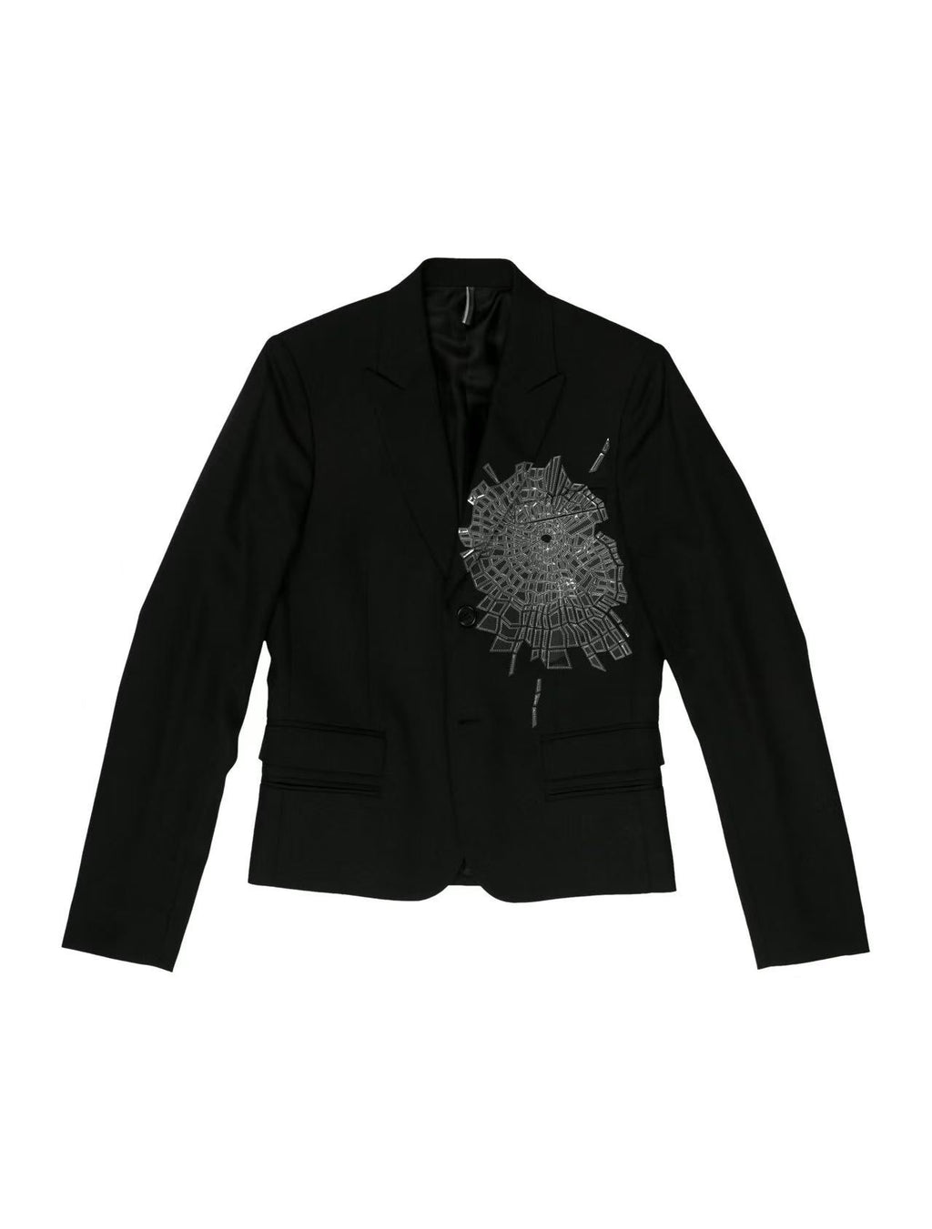 Dior Homme 08AW Broken Heart Wool Blazer