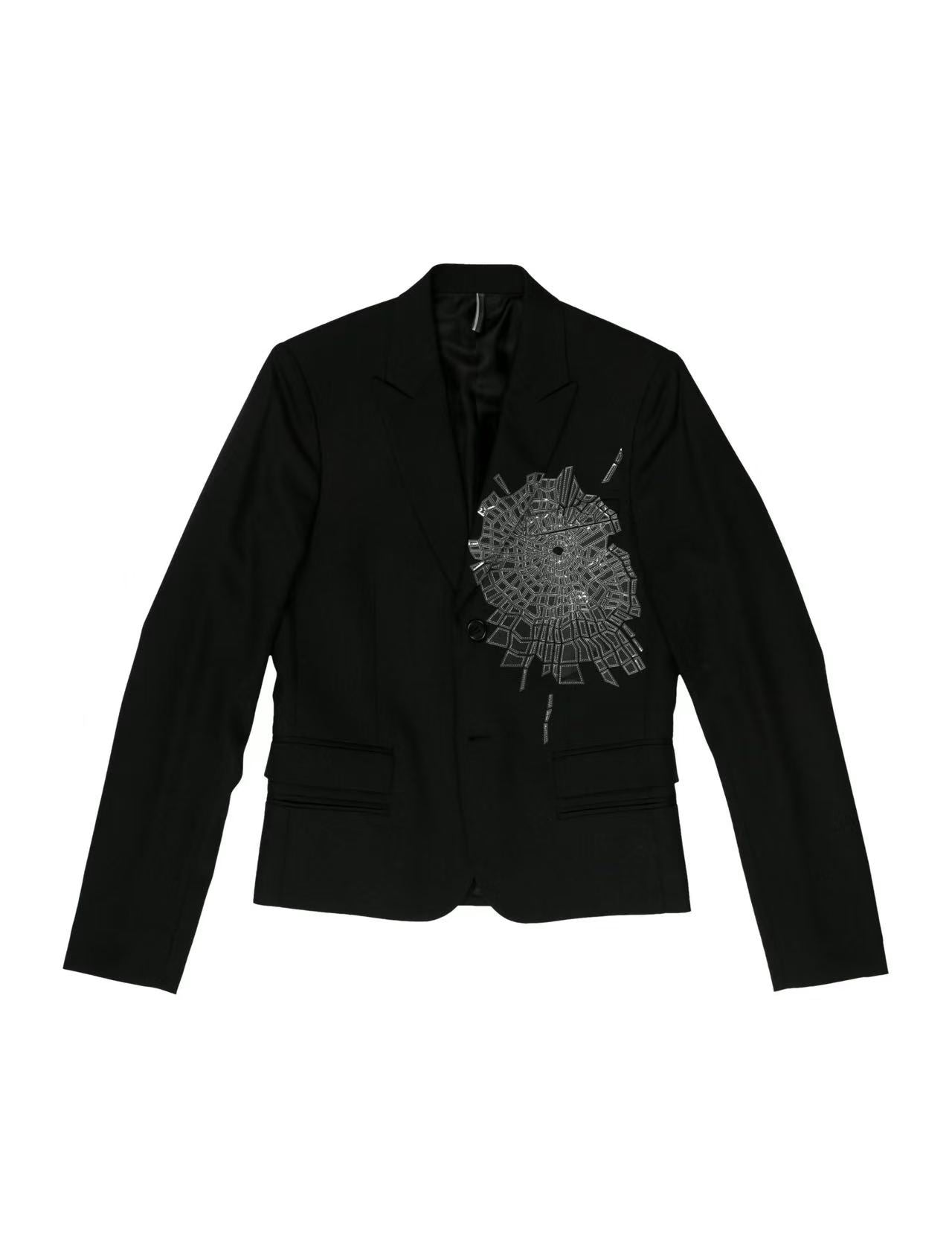 Dior Homme 08AW Broken Heart Wool Blazer