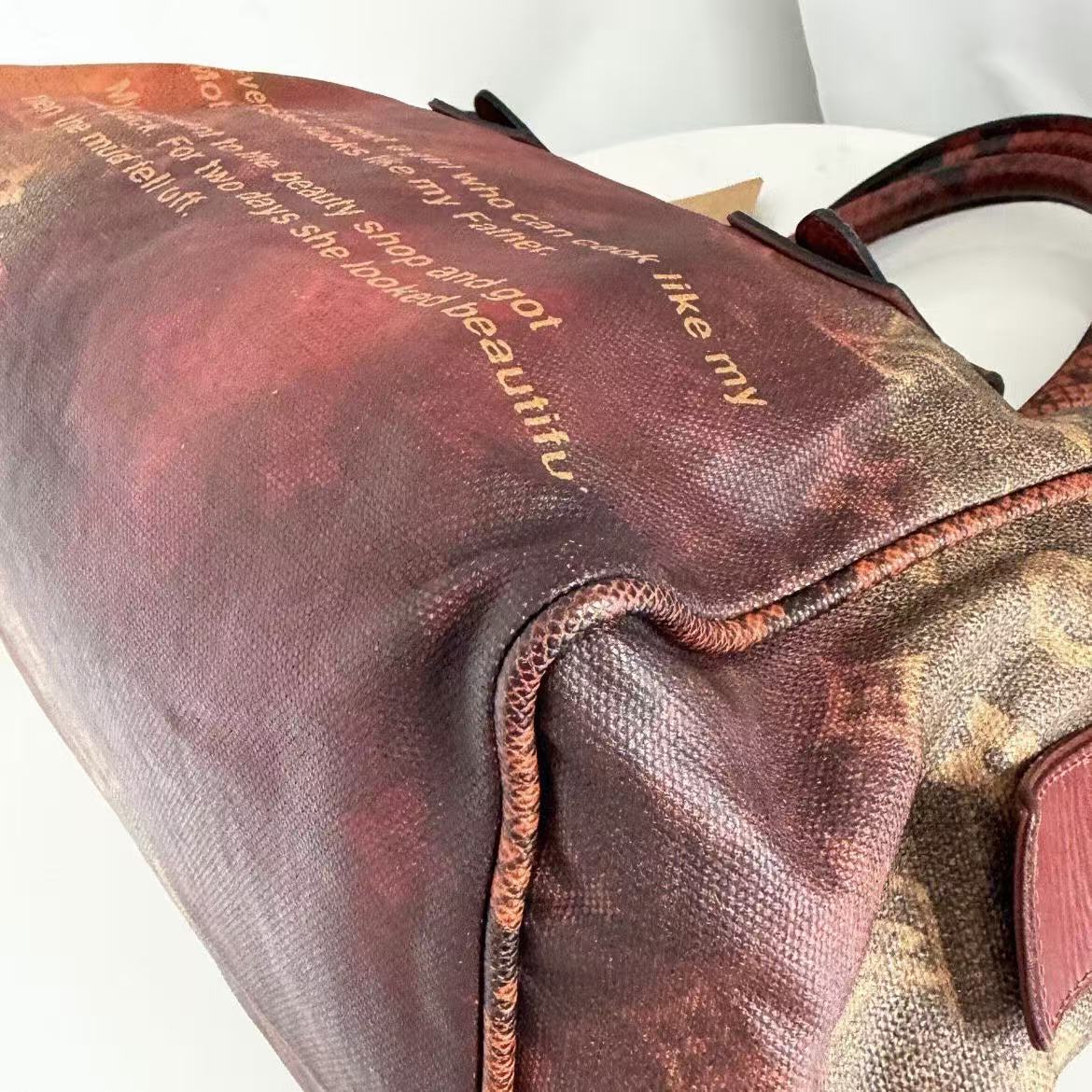 Louis Vuitton x Richard Prince 2008 Mancrazy Jokes Limited Edition Handbag