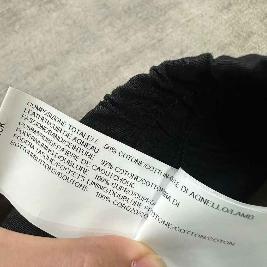 Rick Owens 15AW Leather Shorts