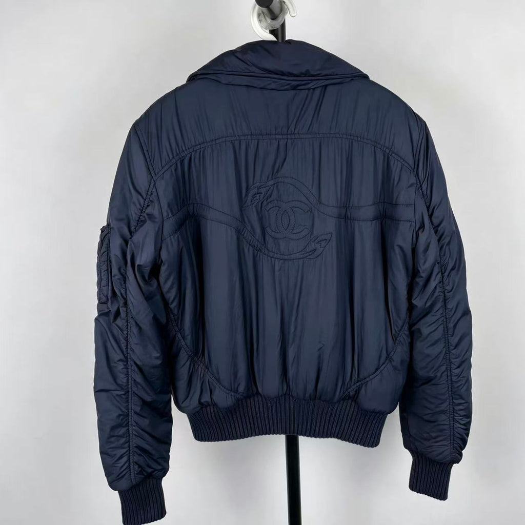 Chanel Lion Embroidery Bomber Jacket