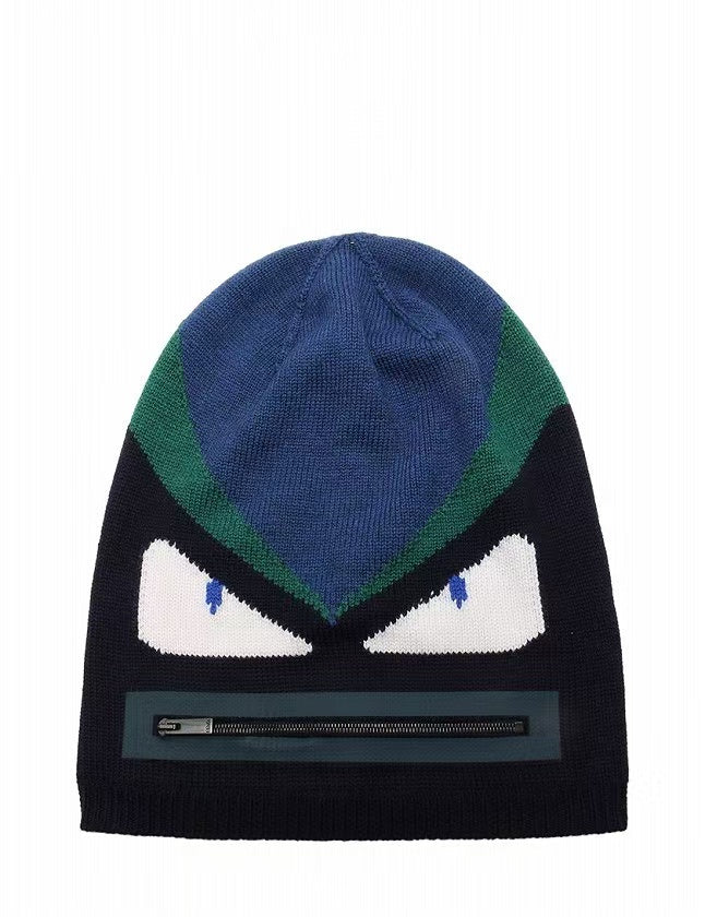 Fendi 17AW Bag Bugs Monster Eyes Beanie