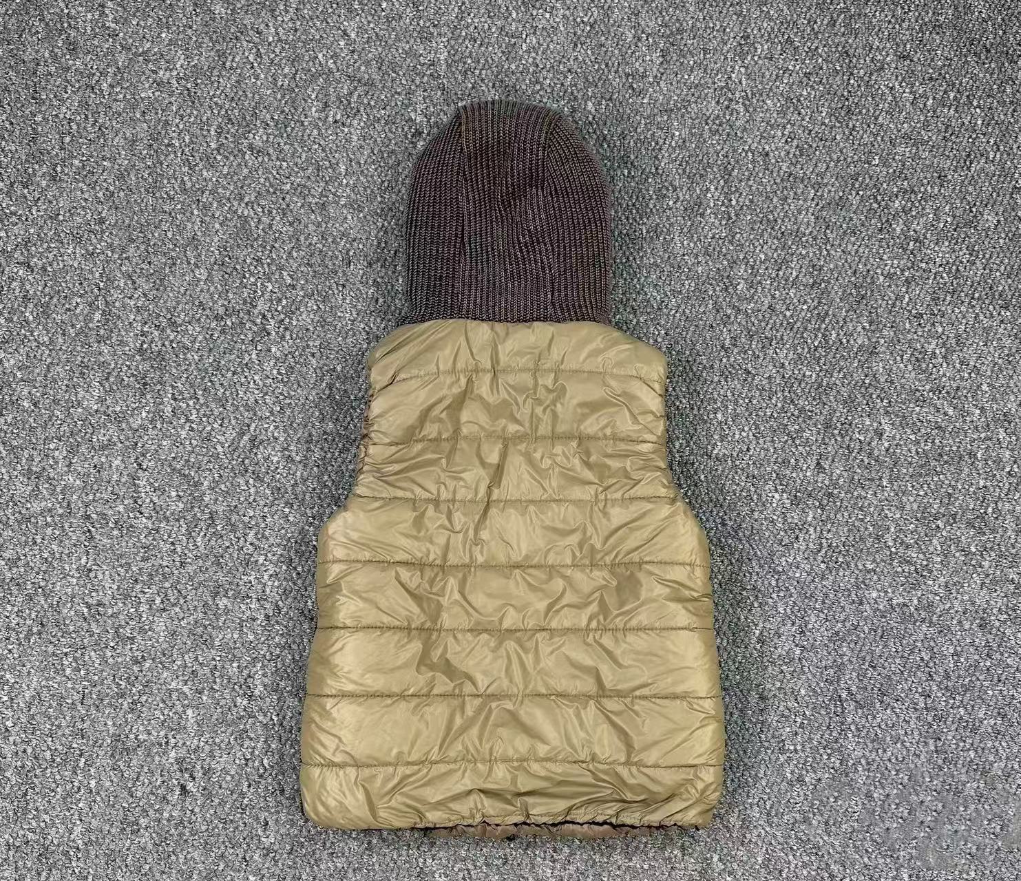 Dolce&Gabbana Knit-Paneled Down Vest