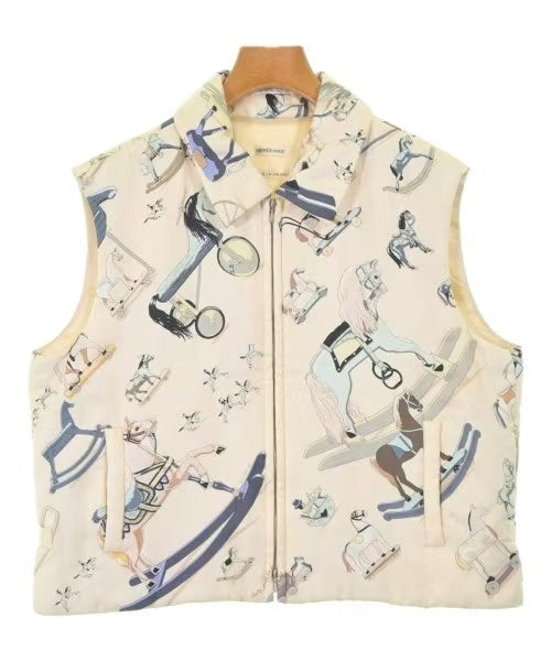 Hermes By Maison Margiela Raconte-moi le Cheval Print Quilted Vest