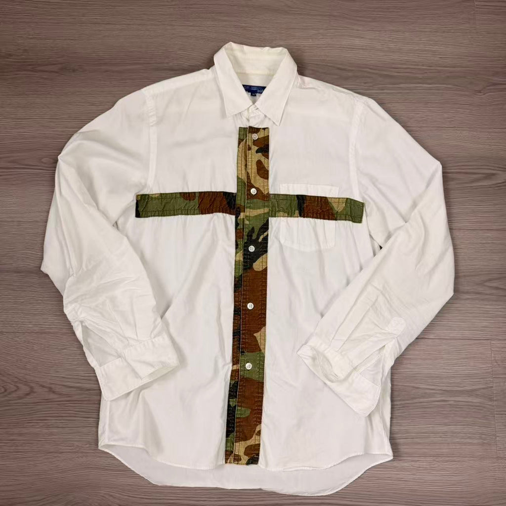 Junya Watanabe 06AW Camo Cross Shirt
