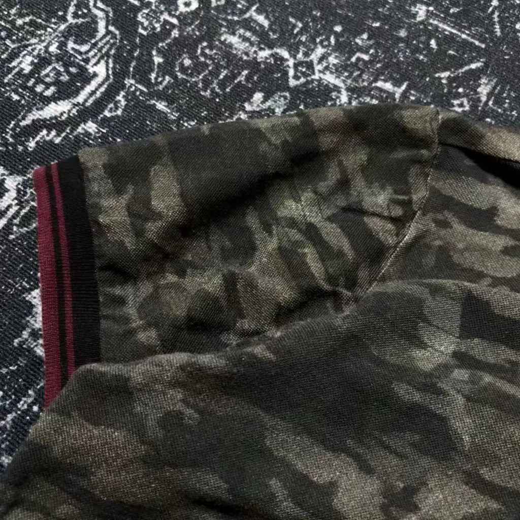 Dolce & Gabbana Camo Tiger Polo Shirt