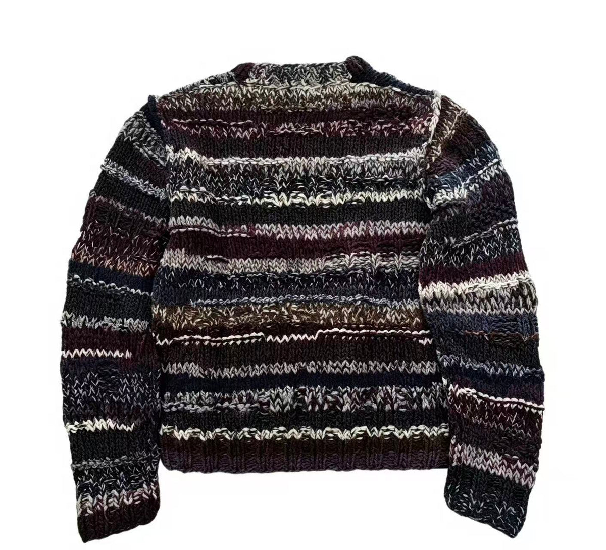 Dolce & Gabbana Multi-color Striped Wool Sweater