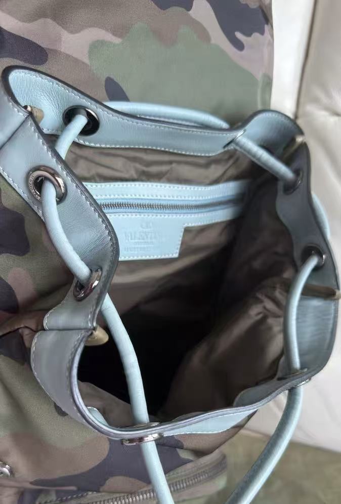 Valentino Camo Studded Backpack